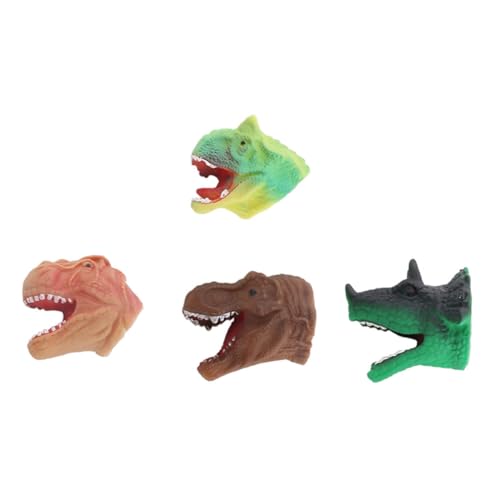 CLISPEED 4 Stück Teiliges Dinosaurier Fingerpuppen Leichte Tragbare Dino Kopf Spielzeuge für Interaktives Rollenspiel Geeignet für Kindergarten Party und Frühe Bildung Bunte CLISPEED 4 Stück Teiliges Dinosaurier Fingerpuppen Leichte Tragbare Dino Kopf Spielzeuge für Interaktives Rollenspiel Geeignet für Kindergarten Party und Frühe Bildung Bunte von CLISPEED