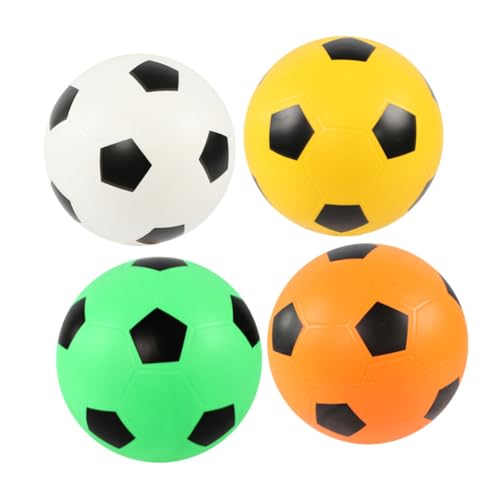 CLISPEED 4 Stück Teiliges Fußball Aufblasbare Bälle Leichte Softbälle in Weiß Gelb Orange Grün Spielerisch für Indoor und Outdoor Farblich Stimulierend für Garten und Poolspaß CLISPEED 4 Stück Teiliges Fußball Aufblasbare Bälle Leichte Softbälle in Weiß Gelb Orange Grün Spielerisch für Indoor und Outdoor Farblich Stimulierend für Garten und Poolspaß von CLISPEED