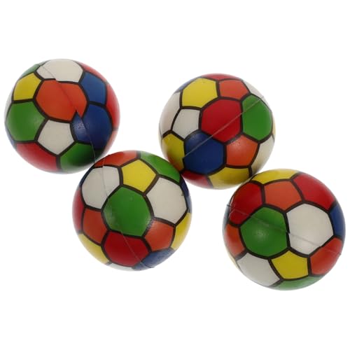 CLISPEED 4 Stück Teiliges Stressbälle Fußball aus Farbigem PU Schaum Kompakte Squeezing für Erwachsene Tragbare Antistress Bälle zur Stressreduktion und Emotionalen Entspannung CLISPEED 4 Stück Teiliges Stressbälle Fußball aus Farbigem PU Schaum Kompakte Squeezing für Erwachsene Tragbare Antistress Bälle zur Stressreduktion und Emotionalen Entspannung von CLISPEED