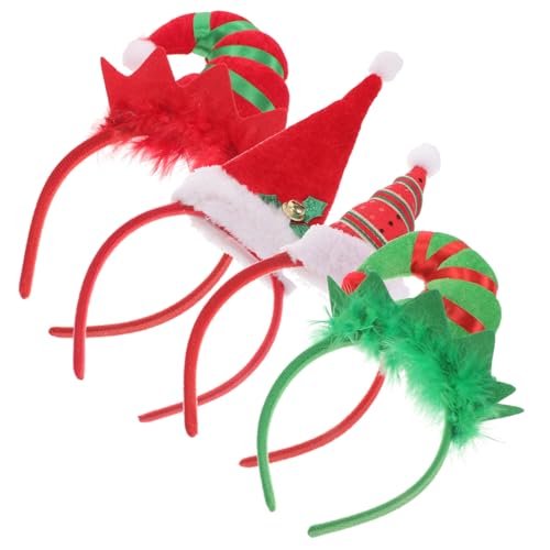 CLISPEED 4 Stück Teiliges Weihnachts Haarreif Dekorative Xmas Haarreifen mit Elf Design Leichte Bequeme Stirnbänder für Erwachsene für Party Cosplay und Fotografie CLISPEED 4 Stück Teiliges Weihnachts Haarreif Dekorative Xmas Haarreifen mit Elf Design Leichte Bequeme Stirnbänder für Erwachsene für Party Cosplay und Fotografie von CLISPEED