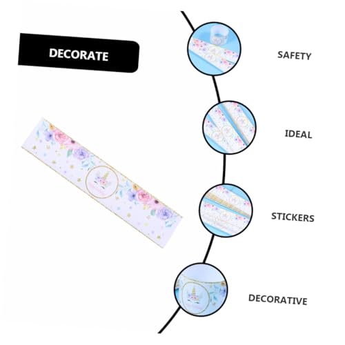 CLISPEED 48 Stück Teiliges Einhorn flaschenetiketten Sichere Partydekoration Wasserfeste Aufkleber für Trinkflaschen Geeignet für Geburtstags Einhorn mottopartys CLISPEED 48 Stück Teiliges Einhorn flaschenetiketten Sichere Partydekoration Wasserfeste Aufkleber für Trinkflaschen Geeignet für Geburtstags Einhorn mottopartys von CLISPEED