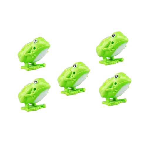 CLISPEED 5 Stück Teiliges Aufziehspielzeug Springender Frosch aus Kunststoff Interaktives Lernspielzeug für Fördert Koordination und Fantasie Sicher und Komfortabel für Zufällige Farbe CLISPEED 5 Stück Teiliges Aufziehspielzeug Springender Frosch aus Kunststoff Interaktives Lernspielzeug für Fördert Koordination und Fantasie Sicher und Komfortabel für Zufällige Farbe von CLISPEED