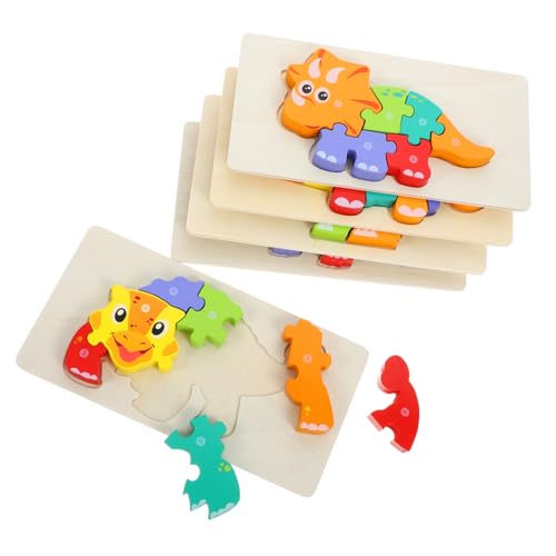 CLISPEED 5 Stück Teiliges Dinosaurier Holzpuzzle Langlebig Montessori Lernspielzeug Fördert Kognitive Fähigkeiten Hand Auge koordination für Ab Jahren CLISPEED 5 Stück Teiliges Dinosaurier Holzpuzzle Langlebig Montessori Lernspielzeug Fördert Kognitive Fähigkeiten Hand Auge koordination für Ab Jahren von CLISPEED