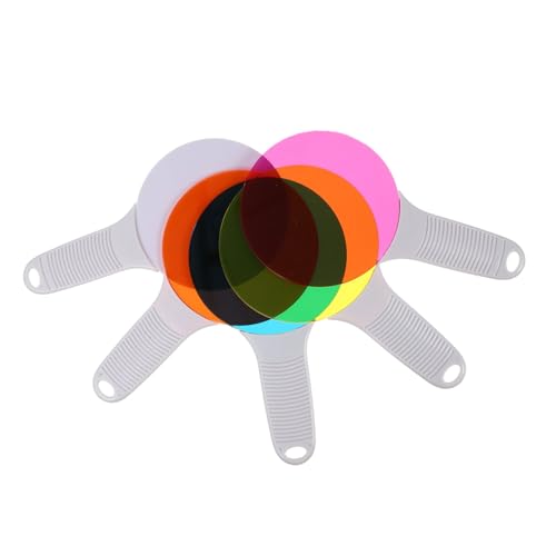 CLISPEED 5 Stück Teiliges Farberkennungs filterset aus Sicherem Kunststoff Pädagogisches Farbfilter Board für Kognitives Lernspielzeug zur Farberziehung und Frühkindlichen CLISPEED 5 Stück Teiliges Farberkennungs filterset aus Sicherem Kunststoff Pädagogisches Farbfilter Board für Kognitives Lernspielzeug zur Farberziehung und Frühkindlichen von CLISPEED