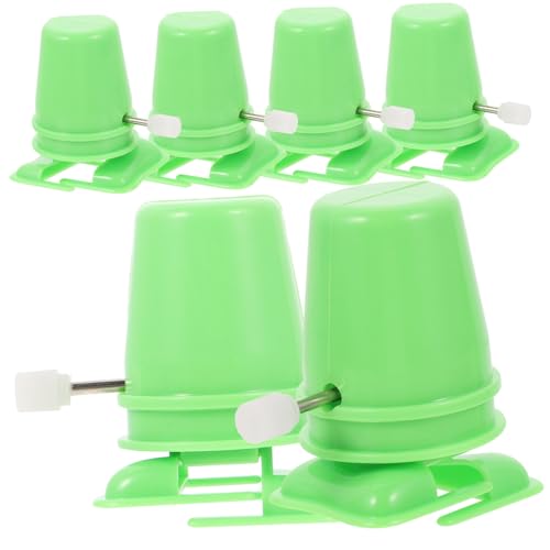 CLISPEED 6 Stück Teiliges Windup Kunststoff Ersatzteile Kleine Aufziehmechanismen DIY Zubehör für Roboter Reparatur und Basteln Grün CLISPEED 6 Stück Teiliges Windup Kunststoff Ersatzteile Kleine Aufziehmechanismen DIY Zubehör für Roboter Reparatur und Basteln Grün von CLISPEED