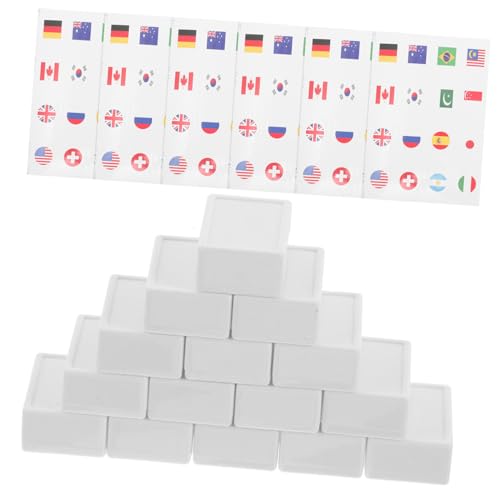 CLISPEED 65 Stück Teiliges Mahjong Spiel mit Flaggenmuster Vereinfachte Regeln Kinderleichtes Gesellschaftsspiel für Frühlingspicknick Party und Entspannte Pädagogisch und Kulturell CLISPEED 65 Stück Teiliges Mahjong Spiel mit Flaggenmuster Vereinfachte Regeln Kinderleichtes Gesellschaftsspiel für Frühlingspicknick Party und Entspannte Pädagogisch und Kulturell von CLISPEED