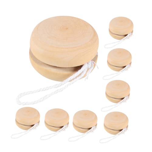CLISPEED 8 Stück Teiliges Holz Yo yo Ball zum Bemalen Kreatives DIY Kinderspielzeug aus Natürlichem Holz Sichere Holzspielbälle für Kognitive Entwicklung und Interaktives als Geschenk CLISPEED 8 Stück Teiliges Holz Yo yo Ball zum Bemalen Kreatives DIY Kinderspielzeug aus Natürlichem Holz Sichere Holzspielbälle für Kognitive Entwicklung und Interaktives als Geschenk von CLISPEED