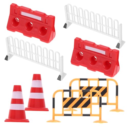 CLISPEED 8 Stück Teiliges Verkehrszeichen Kleine Bunte Straßenabsperrungen und Verkehrsschilder Pädagogisches Lernspielzeug für Kleinkinder für Miniaturlandschaften und Verkehrserziehung CLISPEED 8 Stück Teiliges Verkehrszeichen Kleine Bunte Straßenabsperrungen und Verkehrsschilder Pädagogisches Lernspielzeug für Kleinkinder für Miniaturlandschaften und Verkehrserziehung von CLISPEED