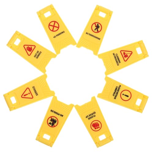 CLISPEED 8 Stück Teiliges Verkehrszeichen Realistische Miniatur Warnschilder Kindgerechtes Baustellen und Accessoire für Jungen und Mädchen Robustes Kunststoffmaterial für Outdoor und CLISPEED 8 Stück Teiliges Verkehrszeichen Realistische Miniatur Warnschilder Kindgerechtes Baustellen und Accessoire für Jungen und Mädchen Robustes Kunststoffmaterial für Outdoor und von CLISPEED