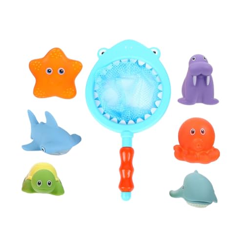 CLISPEED Badespielzeug Teilig Cartoon Tiere Wasserspielzeug mit Netz für Junge Mädchen Ab Monate Sicherer Wasserspaß Badewanne Dusche CLISPEED Badespielzeug Teilig Cartoon Tiere Wasserspielzeug mit Netz für Junge Mädchen Ab Monate Sicherer Wasserspaß Badewanne Dusche von CLISPEED