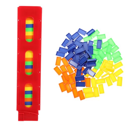 CLISPEED Beutel Bunte Domino Steine Lernspielzeug Domino Bausteine Kreatives Stapelspiel für Jungen Mädchen Hand Auge koordination und Farberkennung Zufällige Farbe Zufällige Farbe CLISPEED Beutel Bunte Domino Steine Lernspielzeug Domino Bausteine Kreatives Stapelspiel für Jungen Mädchen Hand Auge koordination und Farberkennung Zufällige Farbe Zufällige Farbe von CLISPEED