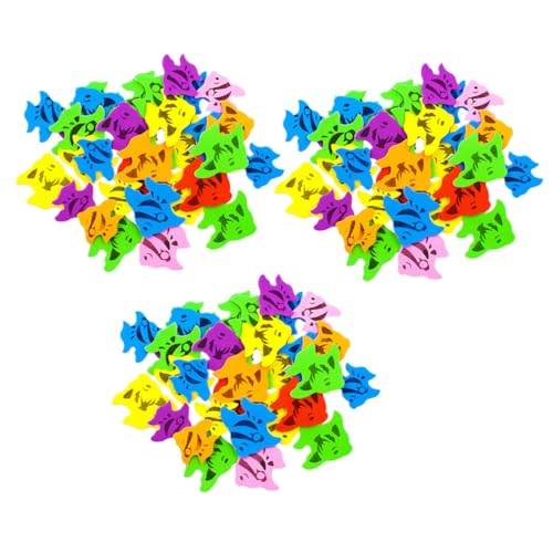 CLISPEED Bunte Fischform Eva Sticker Selbstklebend für DIY Bastelprojekte Scrapbooking Schuldekoration Belohnung Geschenkoption CLISPEED Bunte Fischform Eva Sticker Selbstklebend für DIY Bastelprojekte Scrapbooking Schuldekoration Belohnung Geschenkoption von CLISPEED