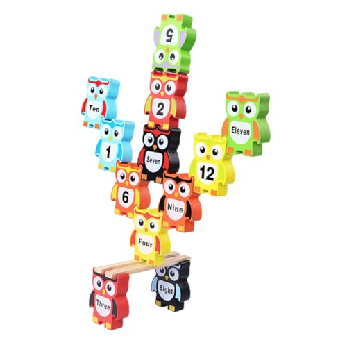 CLISPEED Buntes Eulen Stapelspiel Holzbausteine mit Zahlen für Fördert Geduld Vorstellungskraft Soziales Lernen und Zahlenverständnis Pädagogisches für Jungen und Mädchen CLISPEED Buntes Eulen Stapelspiel Holzbausteine mit Zahlen für Fördert Geduld Vorstellungskraft Soziales Lernen und Zahlenverständnis Pädagogisches für Jungen und Mädchen von CLISPEED