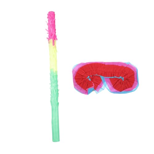 CLISPEED Buntes Pinata Stick mit Augenbinde Leichter Kindergeburtstag Party Zubehör für Fröhliche Spielmomente als Geburtstagsdeko und für Mädchen und Jungen CLISPEED Buntes Pinata Stick mit Augenbinde Leichter Kindergeburtstag Party Zubehör für Fröhliche Spielmomente als Geburtstagsdeko und für Mädchen und Jungen von CLISPEED