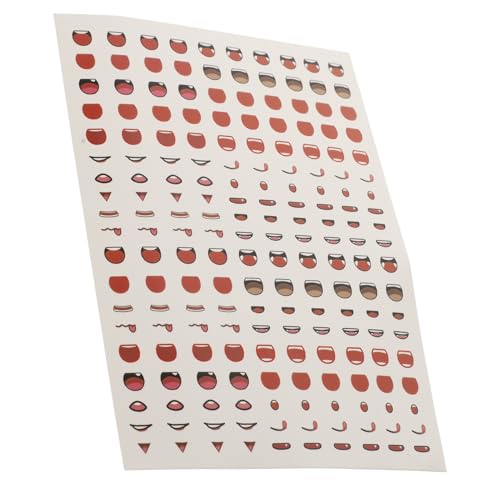 CLISPEED Cartoon Mundaufkleber aus Premium Papier Selbstklebend Langlebig für DIY Basteln mit Tonfiguren Kinderfreundlich Einfach Abziehbar Kreative Gesichtssticker für Teenager CLISPEED Cartoon Mundaufkleber aus Premium Papier Selbstklebend Langlebig für DIY Basteln mit Tonfiguren Kinderfreundlich Einfach Abziehbar Kreative Gesichtssticker für Teenager von CLISPEED