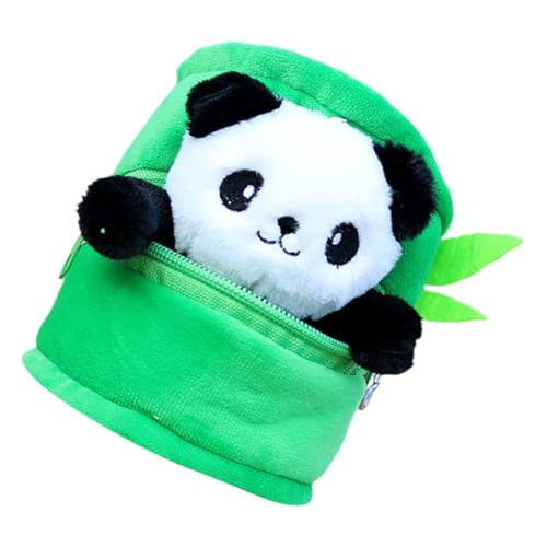 CLISPEED Dekorativer Cartoon Schlüsselanhänger Süße Panda Puppe Aus Bambusrohr Rucksackanhänger Und Taschenanhänger Niedliche Hängende Verzierung Für Taschen Und Schlüssel von CLISPEED