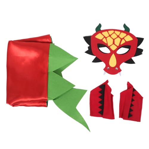 CLISPEED Dinosaurier Kostüm Umhang mit Kapuze für Robustes Material Einfach Anzuziehen Selbständiges Ankleiden für Geburtstag Halloween Party Rotes Dino Verkleidungsspielzeug CLISPEED Dinosaurier Kostüm Umhang mit Kapuze für Robustes Material Einfach Anzuziehen Selbständiges Ankleiden für Geburtstag Halloween Party Rotes Dino Verkleidungsspielzeug von CLISPEED