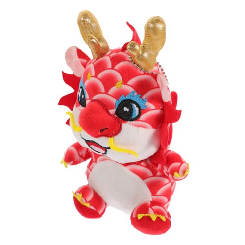 CLISPEED Drachen Plüschtier Plüschdrachenpuppe Ausgestopfter Drache Tierpuppe Ausgestopfte Drachenfigur Entzückende Drachenpuppe Drachenpuppe Zum Chinesischen Neujahr Drachen von CLISPEED