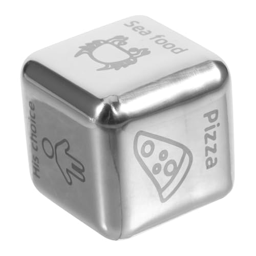 CLISPEED Edelstahl Food Decision Dice Kleines Würfel für Kreative Essensauswahl Spielerisch Neue Rezepte Entdecken Vielseitiger Essensentscheidungswürfel für Spannende Mahlzeiten CLISPEED Edelstahl Food Decision Dice Kleines Würfel für Kreative Essensauswahl Spielerisch Neue Rezepte Entdecken Vielseitiger Essensentscheidungswürfel für Spannende Mahlzeiten von CLISPEED
