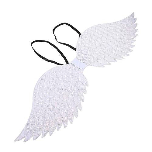 CLISPEED Engelsflügel Silber Kinderkostüm Flügel Prop für Halloween Karneval Fasching Cosplay Party Verkleidung Dekoration CLISPEED Engelsflügel Silber Kinderkostüm Flügel Prop für Halloween Karneval Fasching Cosplay Party Verkleidung Dekoration von CLISPEED