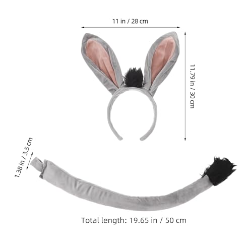 CLISPEED Esel Ohren Stirnband Weiches Kunstpelz Zubehör für Kleinkinder Niedliches Kostüm accessoire für Halloween Karneval Party Bühnenauftritte und Verkleidungen CLISPEED Esel Ohren Stirnband Weiches Kunstpelz Zubehör für Kleinkinder Niedliches Kostüm accessoire für Halloween Karneval Party Bühnenauftritte und Verkleidungen von CLISPEED