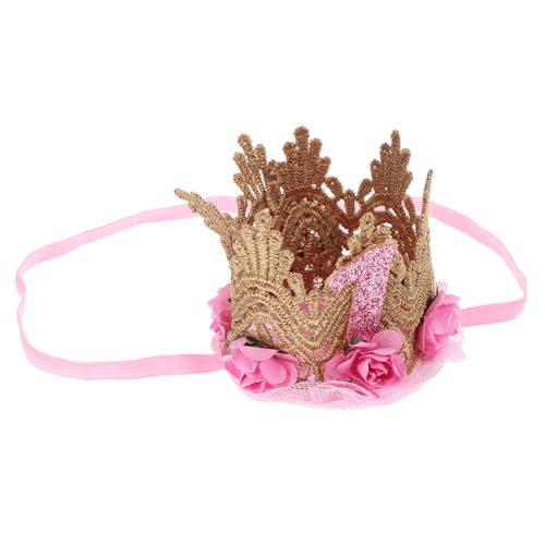 CLISPEED Geburtstag Krone Stirnband für Kleinkinder Elastischer Partyhut in Hellrosa Süße Geburtstagsdekoration und Fotorequisite Bequemer Kopfschmuck für Mädchen und Jungen CLISPEED Geburtstag Krone Stirnband für Kleinkinder Elastischer Partyhut in Hellrosa Süße Geburtstagsdekoration und Fotorequisite Bequemer Kopfschmuck für Mädchen und Jungen von CLISPEED