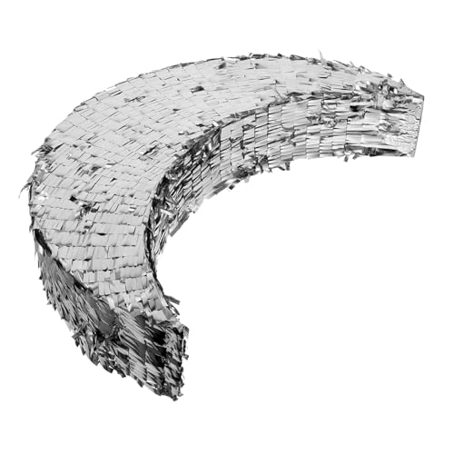 CLISPEED Große Silberne Mond Piñata Dekorative Party Spiel Deko für Geburtstagsfeiern Robustes Papiermaterial Einfach zu Befüllen für Festveranstaltungen CLISPEED Große Silberne Mond Piñata Dekorative Party Spiel Deko für Geburtstagsfeiern Robustes Papiermaterial Einfach zu Befüllen für Festveranstaltungen von CLISPEED