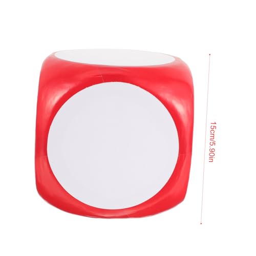 CLISPEED Großer Schaumstoffwürfel Roter DIY Leerer Spielwürfel Löschbar Für Party Spiele Schulaktivitäten Familienunterhaltung CLISPEED Großer Schaumstoffwürfel Roter DIY Leerer Spielwürfel Löschbar Für Party Spiele Schulaktivitäten Familienunterhaltung von CLISPEED