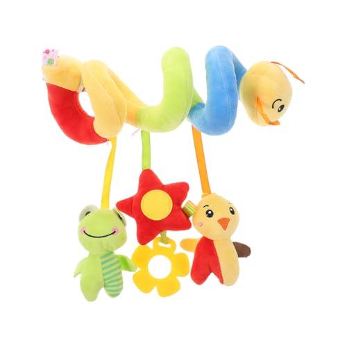 CLISPEED Hängespielzeug Spirale Stoffspielzeug mit Sensorischen Etiketten für Kinderwagen und Kinderbett Beruhigende Entwicklungsspielzeug CLISPEED Hängespielzeug Spirale Stoffspielzeug mit Sensorischen Etiketten für Kinderwagen und Kinderbett Beruhigende Entwicklungsspielzeug von CLISPEED