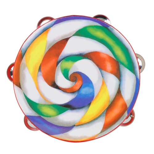 CLISPEED Handtrommel Tamburin Buntes Musikalisches Lernspielzeug für Rhythmusgefühl und Fingerkraft CLISPEED Handtrommel Tamburin Buntes Musikalisches Lernspielzeug für Rhythmusgefühl und Fingerkraft von CLISPEED