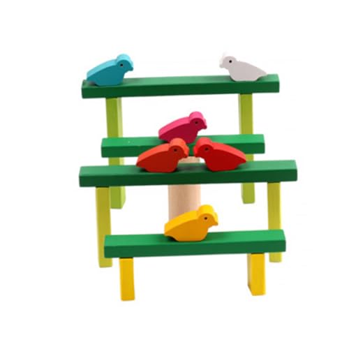 CLISPEED Holz Balance Baum Bunt Pädagogisches Stapelspiel für Jahre Motorikförderndes Bauklötze Sicher und Schadstofffrei Fördert Feinmotorik und Farberkennung CLISPEED Holz Balance Baum Bunt Pädagogisches Stapelspiel für Jahre Motorikförderndes Bauklötze Sicher und Schadstofffrei Fördert Feinmotorik und Farberkennung von CLISPEED