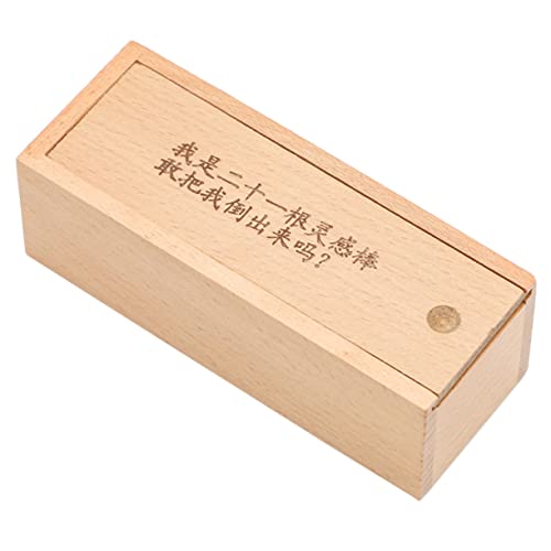 CLISPEED Holz Brain Teaser mit Stäben Intelligentes Lernspielzeug für Erwachsene Fördert Logisches Denken Hand Auge koordination und Stressabbau Pädagogisches Holzpuzzle CLISPEED Holz Brain Teaser mit Stäben Intelligentes Lernspielzeug für Erwachsene Fördert Logisches Denken Hand Auge koordination und Stressabbau Pädagogisches Holzpuzzle von CLISPEED