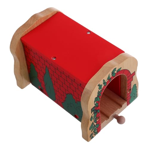 CLISPEED Holz Zug Tunnel Zubehör Holzspielzeug Eisenbahn Schienen Langlebig Sicher Spielspaß für Jungen Mädchen Simulation CLISPEED Holz Zug Tunnel Zubehör Holzspielzeug Eisenbahn Schienen Langlebig Sicher Spielspaß für Jungen Mädchen Simulation von CLISPEED