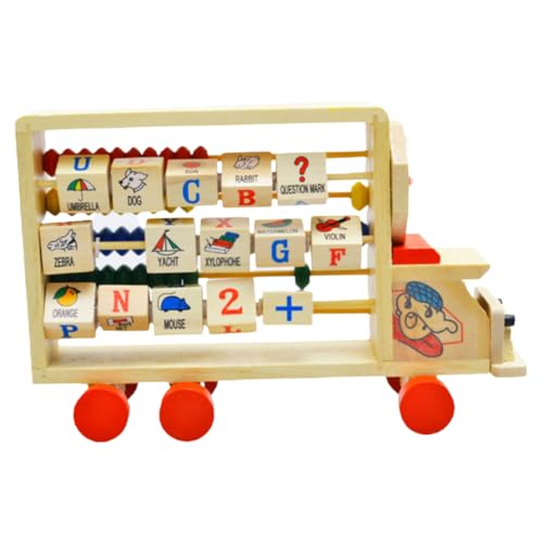 CLISPEED Holzperlen Rechenrahmen Lernspielzeug für Pädagogisches Zählspielzeug Fördert Logisches Denken Leicht Tragbar Geeignet für Vorschule und Frühe Mathematikförderung CLISPEED Holzperlen Rechenrahmen Lernspielzeug für Pädagogisches Zählspielzeug Fördert Logisches Denken Leicht Tragbar Geeignet für Vorschule und Frühe Mathematikförderung von CLISPEED