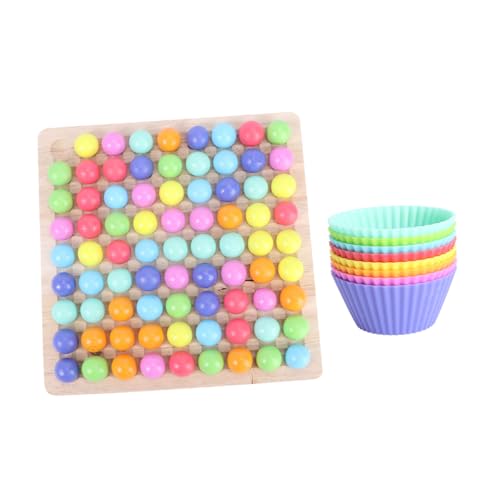 CLISPEED Holzperlen Spielset Buntes Holzspielzeug Pädagogisches Kugel Puzzle Interaktives Lernspiel für Eltern Junge Mädchen Spiel zur Frühkindlichen CLISPEED Holzperlen Spielset Buntes Holzspielzeug Pädagogisches Kugel Puzzle Interaktives Lernspiel für Eltern Junge Mädchen Spiel zur Frühkindlichen von CLISPEED