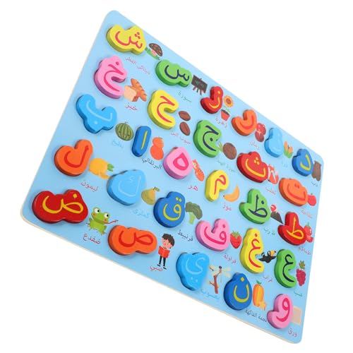 CLISPEED Holzpuzzle Arabisches Alphabet Lernspielzeug Großes mit Sicheren Holzblöcken Kognitives Trainingsspiel für Vorschulkinder Ab Jahren Montessori Pädagogisches zum Frühkindlichen CLISPEED Holzpuzzle Arabisches Alphabet Lernspielzeug Großes mit Sicheren Holzblöcken Kognitives Trainingsspiel für Vorschulkinder Ab Jahren Montessori Pädagogisches zum Frühkindlichen von CLISPEED