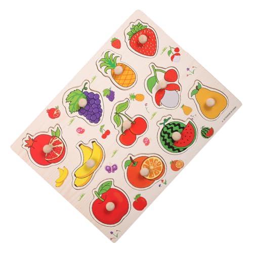 CLISPEED Holzpuzzle Greifspielzeug Holzspielzeug mit Glatten Kanten Montessori Lernspielzeug für Kleinkinder Ab Jahr Hand Auge koordination und Kognitive Entwicklung CLISPEED Holzpuzzle Greifspielzeug Holzspielzeug mit Glatten Kanten Montessori Lernspielzeug für Kleinkinder Ab Jahr Hand Auge koordination und Kognitive Entwicklung von CLISPEED