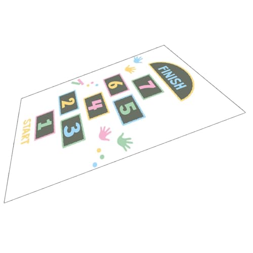 CLISPEED Hopscotch Spielbodenaufkleber Zahlenmuster Lustiges Spiel Wand und Bodenaufkleber für Kinderzimmer Abnehmbar Schadstofffrei Wiederverwendbar Dekorativ und Langlebig CLISPEED Hopscotch Spielbodenaufkleber Zahlenmuster Lustiges Spiel Wand und Bodenaufkleber für Kinderzimmer Abnehmbar Schadstofffrei Wiederverwendbar Dekorativ und Langlebig von CLISPEED