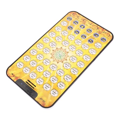 CLISPEED Intelligentes Arabisch Lernspielzeug für Interaktives Tablet mit Fingerlesefunktion Batteriebetriebenes Pädagogisches für Sprachliche Früherziehung Gelb Geeignet für Verschiedene CLISPEED Intelligentes Arabisch Lernspielzeug für Interaktives Tablet mit Fingerlesefunktion Batteriebetriebenes Pädagogisches für Sprachliche Früherziehung Gelb Geeignet für Verschiedene von CLISPEED