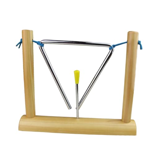 CLISPEED Kindergarten Musik Dreieck Percussion Instrument aus Langlebigem Material Pädagogisches Schlaginstrument für Jungen und Mädchen Fördert Hand Auge Koordination und Musikalisches CLISPEED Kindergarten Musik Dreieck Percussion Instrument aus Langlebigem Material Pädagogisches Schlaginstrument für Jungen und Mädchen Fördert Hand Auge Koordination und Musikalisches von CLISPEED