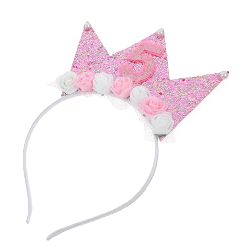 CLISPEED Kindergeburtstagskrone Haarband Leicht Komfortabel Geburtstags Party Accessoire für Mädchen Jahre Alt Party Kopfschmuck Elegant Charmant CLISPEED Kindergeburtstagskrone Haarband Leicht Komfortabel Geburtstags Party Accessoire für Mädchen Jahre Alt Party Kopfschmuck Elegant Charmant von CLISPEED