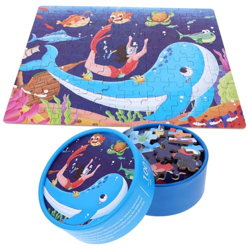 CLISPEED Kinderpuzzle Teiliges Papierpuzzle mit Meereswelt Motiven für Jahre Pädagogisches Lernspielzeug Feinmotorik Farbwahrnehmung und Gehirnentwicklung CLISPEED Kinderpuzzle Teiliges Papierpuzzle mit Meereswelt Motiven für Jahre Pädagogisches Lernspielzeug Feinmotorik Farbwahrnehmung und Gehirnentwicklung von CLISPEED