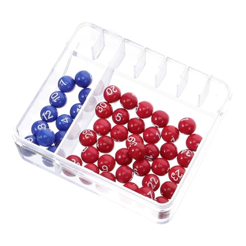 CLISPEED Kleine Lotteriemaschine Nummerierten Kugeln Stabile Manuelle Glückszahlen Auswahl für Party Lernzwecke Inklusive Vielseitiger Mini lottokugeln für Verschiedene Spiele CLISPEED Kleine Lotteriemaschine Nummerierten Kugeln Stabile Manuelle Glückszahlen Auswahl für Party Lernzwecke Inklusive Vielseitiger Mini lottokugeln für Verschiedene Spiele von CLISPEED