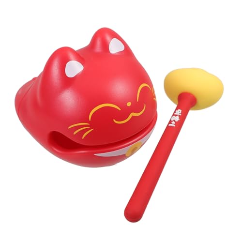 CLISPEED Kleines Leichtes Percussion Instrument Holzblock mit Glückskatze Design Tragbar und Vielseitig für Büro Dekompression Musik Yoga und Entspannende Momente Geeignet CLISPEED Kleines Leichtes Percussion Instrument Holzblock mit Glückskatze Design Tragbar und Vielseitig für Büro Dekompression Musik Yoga und Entspannende Momente Geeignet von CLISPEED