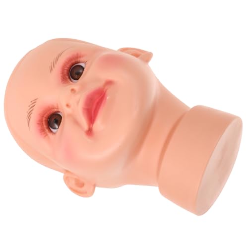 CLISPEED Kopfform Für Kinder -mannequin-kopf Schaufensterpuppenkopf Für Babys Display Für Babymützen Schaufensterpuppenkopf Für Kinder Schaufensterpuppenkopf Für Kleinkinder Vinyl von CLISPEED