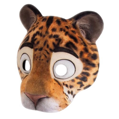 CLISPEED Leopard Halbgesichtsmaske aus EVA mit Elastischem Band Atmungsaktiv und Leicht für Karneval Halloween Kostümpartys und Kreative Tier Rollenspiele für Erwachsene CLISPEED Leopard Halbgesichtsmaske aus EVA mit Elastischem Band Atmungsaktiv und Leicht für Karneval Halloween Kostümpartys und Kreative Tier Rollenspiele für Erwachsene von CLISPEED