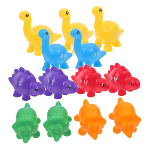 CLISPEED Lernspielzeug Dinosaurier Alphabet Matching Spiel Montessori Feinmotorik mit Großbuchstaben und Aufbewahrungstasche für Vorschulkinder Jungen Mädchen CLISPEED Lernspielzeug Dinosaurier Alphabet Matching Spiel Montessori Feinmotorik mit Großbuchstaben und Aufbewahrungstasche für Vorschulkinder Jungen Mädchen von CLISPEED