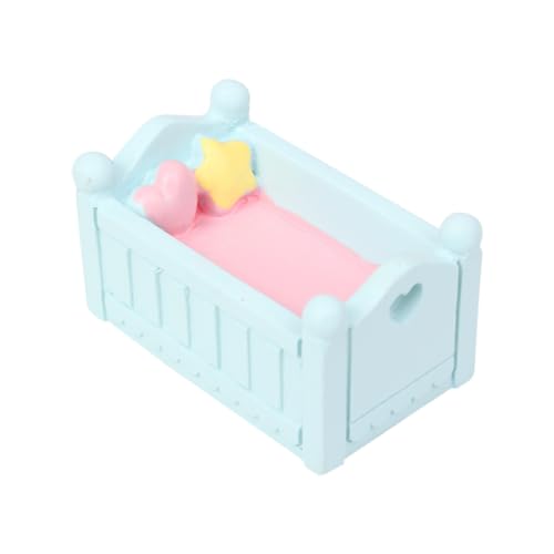 CLISPEED Mini Babybett Kuchenfigur aus Resin Kreative Tortendeko für Kindergeburtstag und Party Dekoratives Kuchenornament für Festlichkeiten und Themenfeiern CLISPEED Mini Babybett Kuchenfigur aus Resin Kreative Tortendeko für Kindergeburtstag und Party Dekoratives Kuchenornament für Festlichkeiten und Themenfeiern von CLISPEED