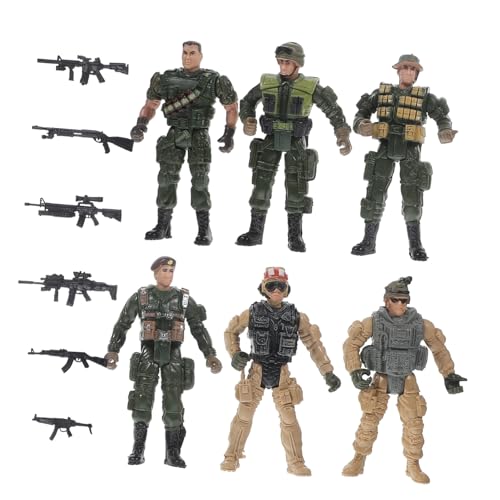 CLISPEED Miniatur Soldaten Figuren aus Kunststoff Realistische Militärmodelle für Sandtisch und Dekoration mit Verschiedenen Posen für Sammlung Spiel und Lernzwecke CLISPEED Miniatur Soldaten Figuren aus Kunststoff Realistische Militärmodelle für Sandtisch und Dekoration mit Verschiedenen Posen für Sammlung Spiel und Lernzwecke von CLISPEED