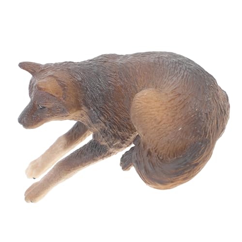 CLISPEED Miniatur Wolf Modell Kunststoff Figur Stehend Wildtier Dekoration Lernspielzeug Realistisches Tierfiguren Für Zuhause Garten Regal CLISPEED Miniatur Wolf Modell Kunststoff Figur Stehend Wildtier Dekoration Lernspielzeug Realistisches Tierfiguren Für Zuhause Garten Regal von CLISPEED